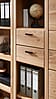 Büroregal SONOS HU08 Front Altesche Massivholz gebürstet