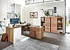 Komplettbüro SONOS V 6-teilig Front Altesche Massivholz gebürstet