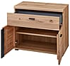 Komplettbüro SONOS V 6-teilig Front Altesche Massivholz gebürstet