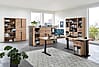Komplettbüro SONOS IV 10-teilig Front Altesche Massivholz gebürstet