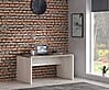 Bürotisch Schreibtisch DURO 140 cm Dekor Pinie weiß antik von Forte