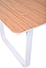 Gartentisch VENICE abgerundet aus Aluminium und Nonwood