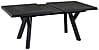 Gartentisch ausziehbar MURCIA NEGRO Metall Keramik anthrazit 163 x 93