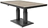 Höhenverstellbarer Gartentisch MURCIA NEGRO - 140 x 85 cm