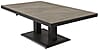 Höhenverstellbarer Gartentisch MURCIA NEGRO - 140 x 85 cm