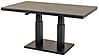 Höhenverstellbarer Gartentisch GENEVA NEGRO - 140 x 80 cm