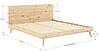 Massivholzbett RETREAT Kiefer natur 140 x 200 cm von Karup