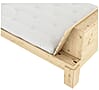 Massivholzbett Stauraumbett LAYERS BED HEADBOARD Kiefer natur 140 x 200 cm