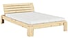 Massivholzbett Stauraumbett LAYERS BED HEADBOARD Kiefer natur 140 x 200 cm