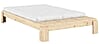 Stauraumbett Massivholzbett LAYERS BED BENCH Kiefer natur 140 x 200 cm