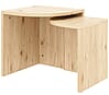 Beistelltisch-Set COMBINE Satztisch Hocker Kiefer natur von Karup