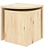 Beistelltisch-Set COMBINE Satztisch Hocker Kiefer natur von Karup
