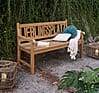 Teak Gartenbank LIEBLINGSPLATZ 150 cm 3-sitzig mit Armlehne