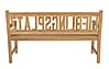 Teak Gartenbank LIEBLINGSPLATZ 150 cm 3-sitzig mit Armlehne