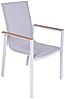 Garten Sitzgruppe Tischgruppe VENICE 5-teilig Aluminium und Nonwood