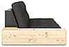 Schlafsofa Ausziehsofa BASE mit Seitenkästen Kiefer massiv lackiert Karup