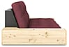 Schlafsofa Ausziehsofa BASE mit Seitenkästen Kiefer massiv lackiert Karup
