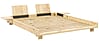 Massivholzbett SOCIAL BED Kiefer natur 140 x 200 cm von Karup