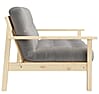 Schlafsofa UNWIND Polster Grey Sofagestell Kiefer massiv