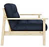 Schlafsofa UNWIND Polster Navy Sofagestell Kiefer massiv