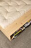 Schwebebett Massivholzbett MERGE BED Kiefer natur 140 x 200 cm