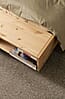 Schwebebett Massivholzbett MERGE BED Kiefer natur 140 x 200 cm