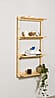 Regal GROOVE SHELVING Kiefer Natur unbehandelt in 3 Größen von Karup