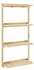 Regal GROOVE SHELVING Kiefer Natur unbehandelt in 3 Größen von Karup
