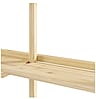 Regal GROOVE SHELVING Kiefer Natur unbehandelt in 3 Größen von Karup