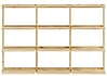 Regal GROOVE SHELVING Kiefer Natur unbehandelt in 3 Größen von Karup