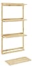 Regal GROOVE SHELVING Kiefer Natur unbehandelt in 3 Größen von Karup