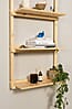 Regal GROOVE SHELVING Kiefer Natur unbehandelt in 3 Größen von Karup