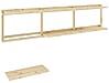Regal GROOVE SHELVING Kiefer Natur unbehandelt in 3 Größen von Karup