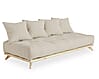 KARUP Sofa SENZA DAYBED Liege Tagesbett Kiefer 90 x 200 Polstzer Beige
