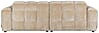 HACKMAN 3-Sitzer Sofa Velours Beige von DUTCHBONE