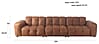 HACKMAN 4,5-Sitzer Sofa Echtleder Cognac von DUTCHBONE HACKMAN 4,5-Sitzer Sofa Echtleder Cognac von DUTCHBONE