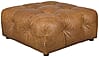 HACKMAN Hocker 100 x 100 cm Echtleder Cognac von DUTCHBONE HACKMAN Hocker 100 x 100 cm Echtleder Cognac von DUTCHBONE