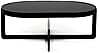 Couchtisch CENTRE OVAL Schwarz von Zuiver 102 x 68 cm 