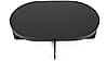 Couchtisch CENTRE OVAL Schwarz von Zuiver 102 x 68 cm 