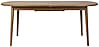 Esstisch TWIST OVAL von ZUIVER 180 x 90 ausziehbar Walnuss furniert