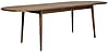 Esstisch TWIST OVAL von ZUIVER 180 x 90 ausziehbar Walnuss furniert