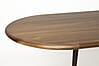Esstisch TWIST OVAL von ZUIVER 180 x 90 ausziehbar Walnuss furniert