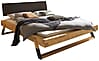 Balkenbett Doppelbett LOBIA Massivholzbett Fichte geölt 180 x 200
