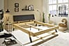 Balkenbett Doppelbett LOBIA Massivholzbett Fichte geölt 180 x 200