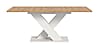 Esstisch ausziehbar Artisan Weiß X-Fußgestell 150-190cm Esstisch ausziehbar Artisan Weiß X-Fußgestell 150-190cm