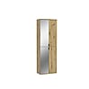 Garderobenschrank Artisan Eiche mit Spiegel, 60x193x34 cm