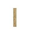 Garderobenschrank Artisan Eiche, Spiegelglas, 121x193x34 cm