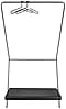 Spinder NOX Garderobe: Modernes Design, Stahl, Schwarz Spinder NOX Garderobe: Modernes Design, Stahl, Schwarz