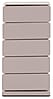 Spinder JOEY 5 Dresser: Skandinavischer Stahl-Schrank, Silky Taupe Spinder JOEY 5 Dresser: Skandinavischer Stahl-Schrank, Silky Taupe