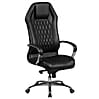 Bürostuhl MONTEREY Echtleder Schwarz Chefsessel 120KG hohe Rückenlehne Kopfstütze Bürostuhl MONTEREY Echtleder Schwarz Chefsessel 120KG hohe Rückenlehne Kopfstütze